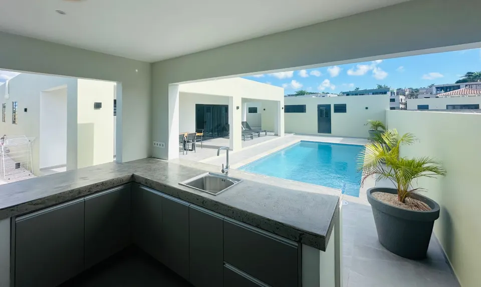 Villa 34: 6 pers. met zwembad, tuin en bar, Mambo Beach, Curaçao