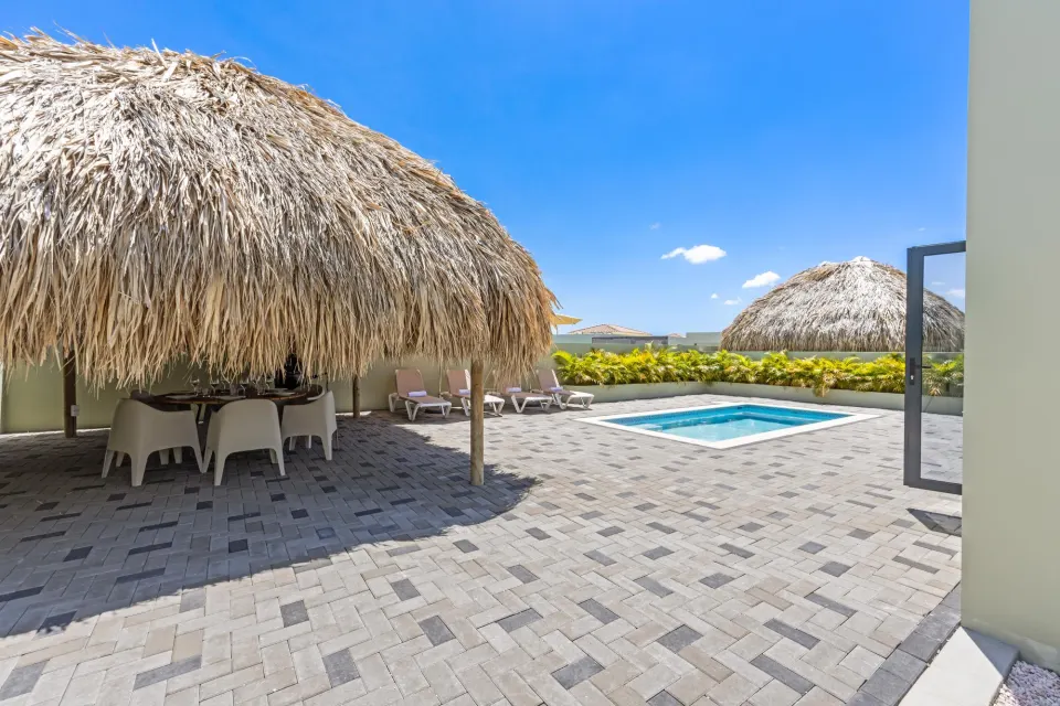 Villa 18: 6 pers. met zwembad en tuin, Mambo Beach, Curaçao