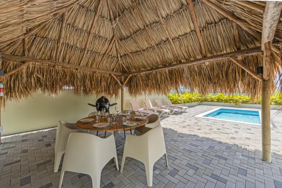 Villa 18: 6 pers. met zwembad en tuin, Mambo Beach, Curaçao