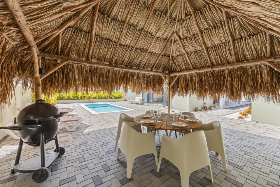 Villa 18: 6 pers. met zwembad en tuin, Mambo Beach, Curaçao