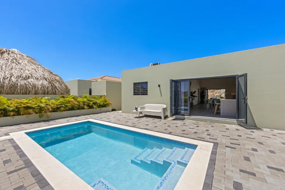 Villa 18: 6 pers. met zwembad en tuin, Mambo Beach, Curaçao