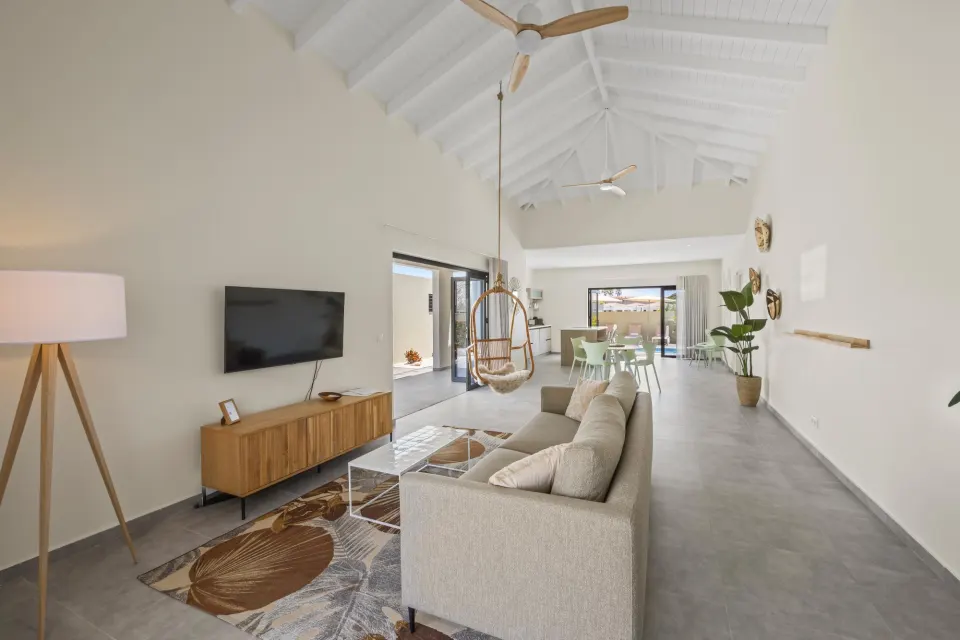 Villa 18: 6 pers. met zwembad en tuin, Mambo Beach, Curaçao