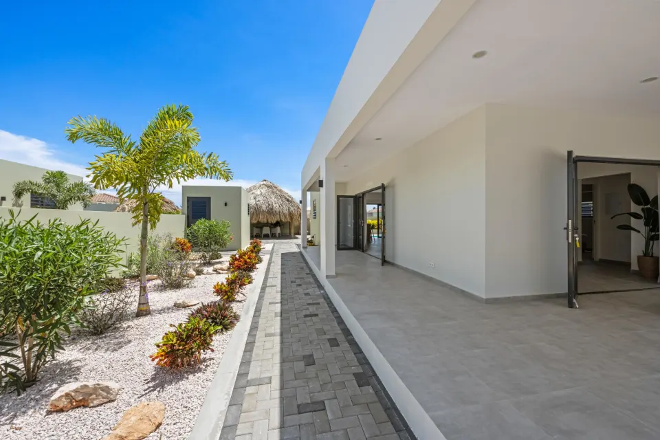 Villa 18: 6 pers. met zwembad en tuin, Mambo Beach, Curaçao