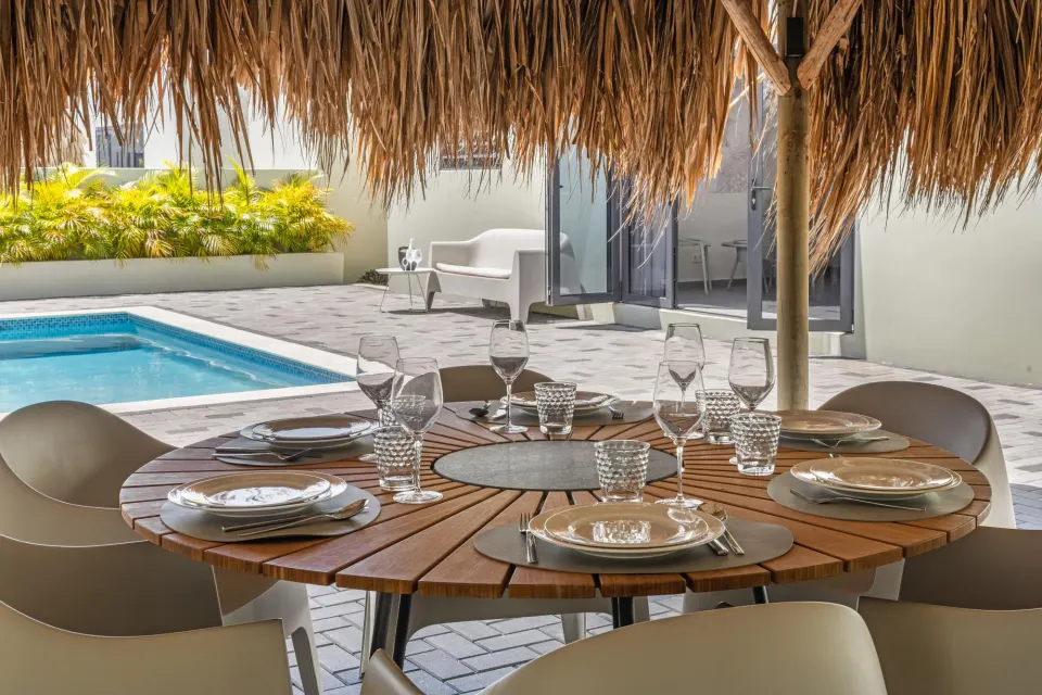 Villa 18: 6 pers. met zwembad en tuin, Mambo Beach, Curaçao